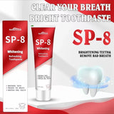 NASHUDA SP-8 Probiotic WhiteningToothpaste removes stains,Balances oral microbes, prevents cavitiesand freshens breath - Specification: 2PCS