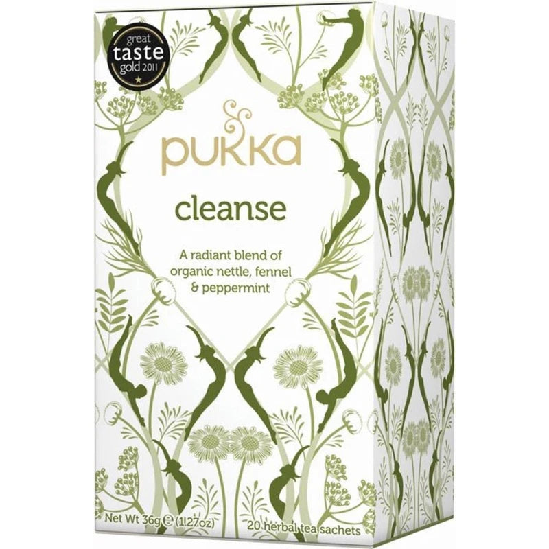(3 PACK) - Pukka Herbs - Cleanse Tea | 20 sachet | 3 PACK BUNDLE