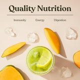 FS-Greens | 21 Advanced Greens, Superfoods, and Adaptogens Including KSM-66® Ashwagandha | Vegan & Gluten-Free | Advanced Formula | UK Made | Free Soul (30 Servings) (Mango)