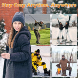 12000mAh Hand Warmers Rechargeable 2 Pack, PD 3.0 Quick Charge Reusable Portable Electric Hand Warmer for Camping Hunting Golf Gifts, Stocking Stuffers for Adults Women Men