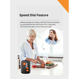 GPS Tracker for Seniors | Medical Alert Device | Tracking Device for Seniors | Mini Phone for Seniors with Unlimited Two-Way Cellular Phone Calls | Senior Tracker with Fall Down Detection | Fonie