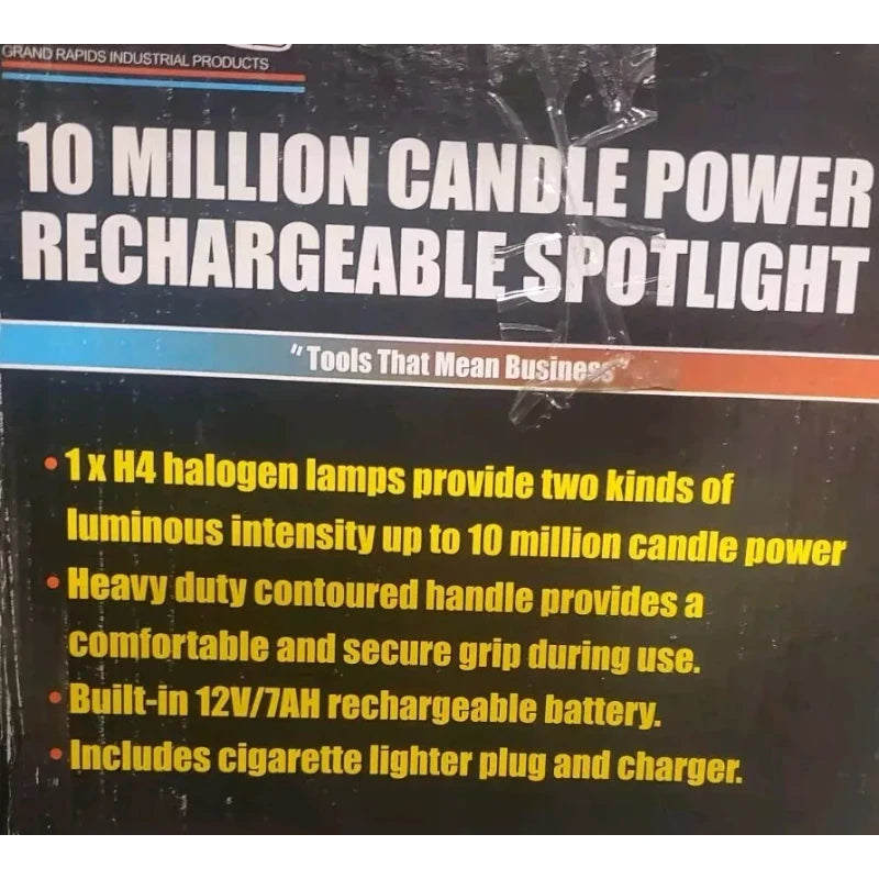 Power 10 million candle power Rechargeable spotlight Flashlight Lantern