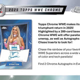 2 (TWO) PACKS- 2025 Topps Chrome WWE Wrestling Hobby Box - Specification: Default