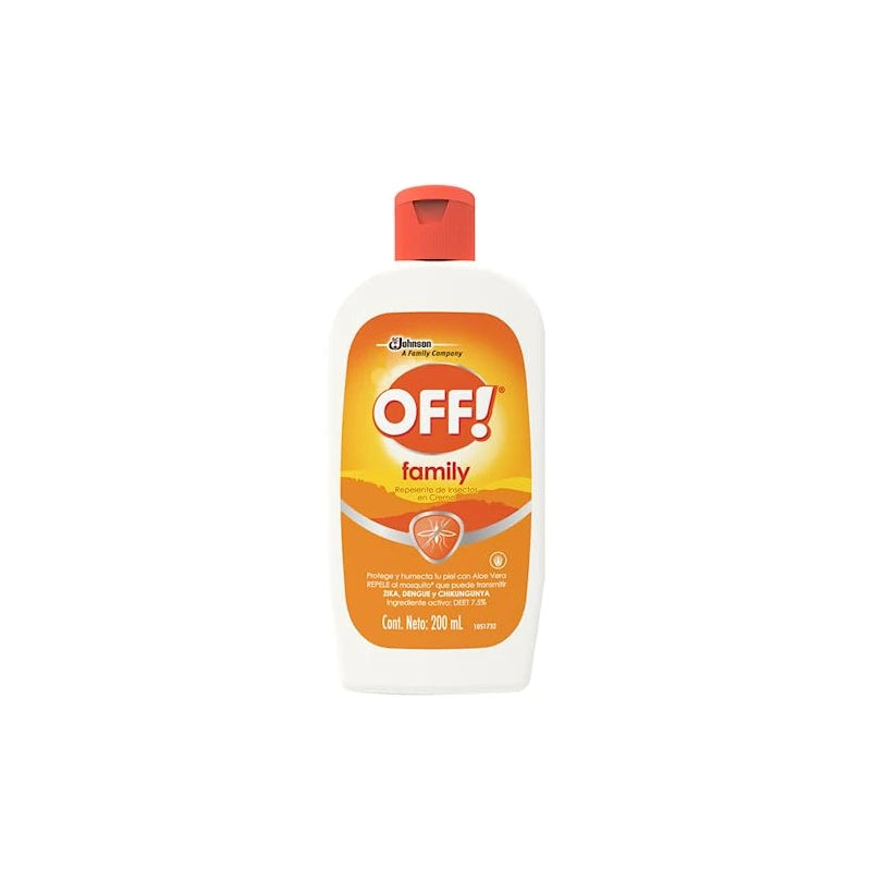 Off Repelente De Mosquitos Crema, 200 Ml, Pack of 1