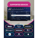 Tablo 4th Gen 2-Tuner Over-The-Air (OTA) DVR + 35-Mile Indoor TV Antenna - Watch, Pause & Record Live TV, News, Sports & Movies in Your Home Over Wi-Fi - 50+ Hrs Recording - No Subscriptions (Renewed)