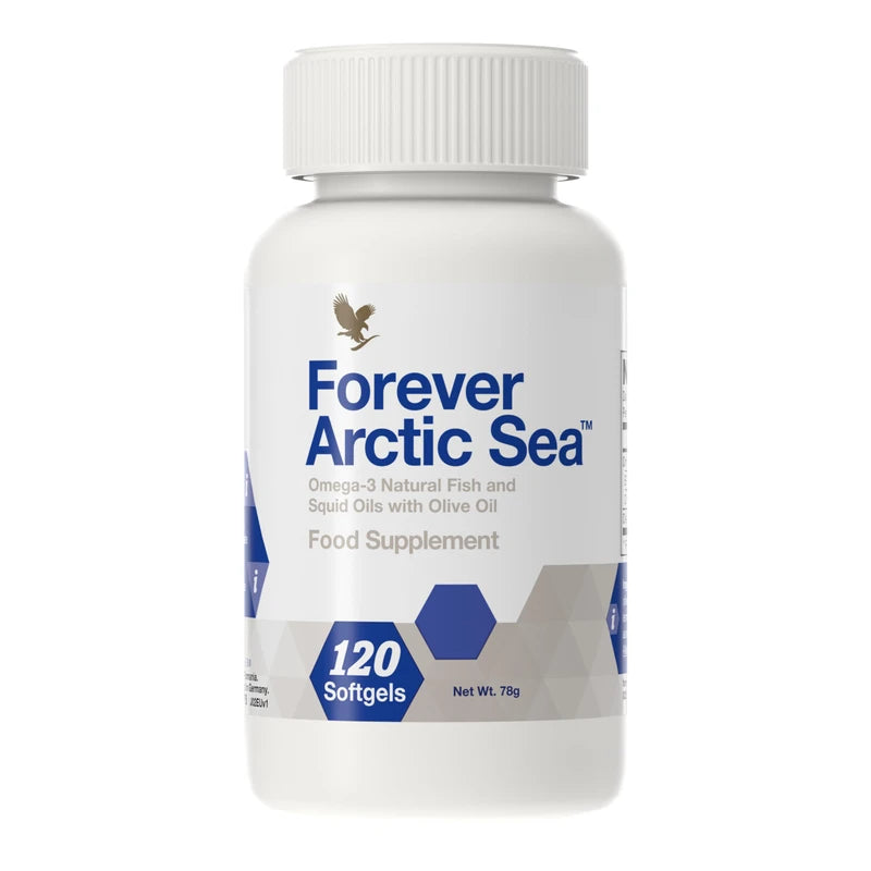 Forever Living Products Forever Arctic Sea, 120 softgels, Extensive Blend of omega-3s, Pure Source of EPA & DHA, Gluten Free.