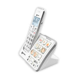 Geemarc AMPLIDECT 295 PHOTO cordless seniors phone answering machine, Foto-Tasten Beleuchtetes D