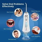 Oral-B Oral B Cordless Water Flosser Dental Oral Irrigator Teeth Cleaner Floss 5 Tip - DIY Version White-5 Nozzles