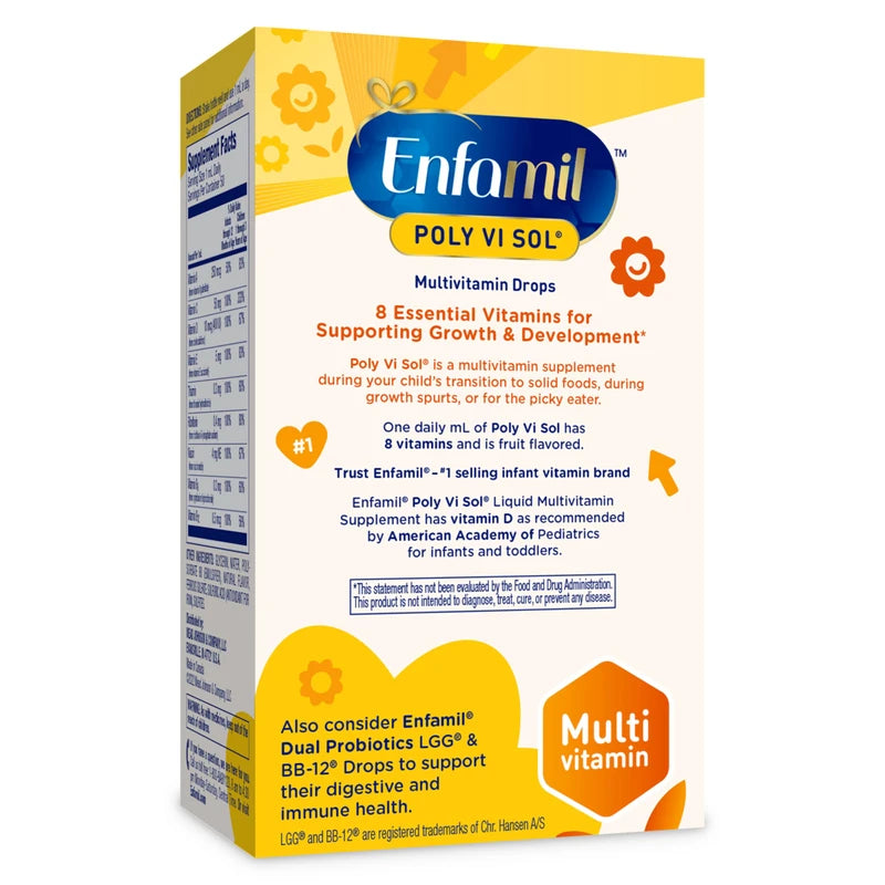 Enfamil Poly-Vi-Sol Multivitamin Supplement Drops with Iron 50 mL