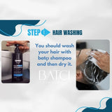 Batcı Hair Atelier Liquid Hair Concealer for Thinning Hair and Bald Spots | Luxury Long-Lasting Root Touch Up with Color Thickening Fibers | Professional, Natural-Looking Hair Coverage