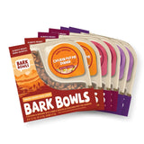 BARK BOWLS Travel-Ready Dog Food, Chicken Pot Pie Dinner, Turkey Fare Dinner & Homestyle Beef Dinner Variety Pack - 7.5 oz Tray (6 Count), Made in The USA