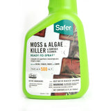 Safer Brand 5324-6 Moss and Algae Killer and Surface Cleaner, 32 oz. Hose Sprayer