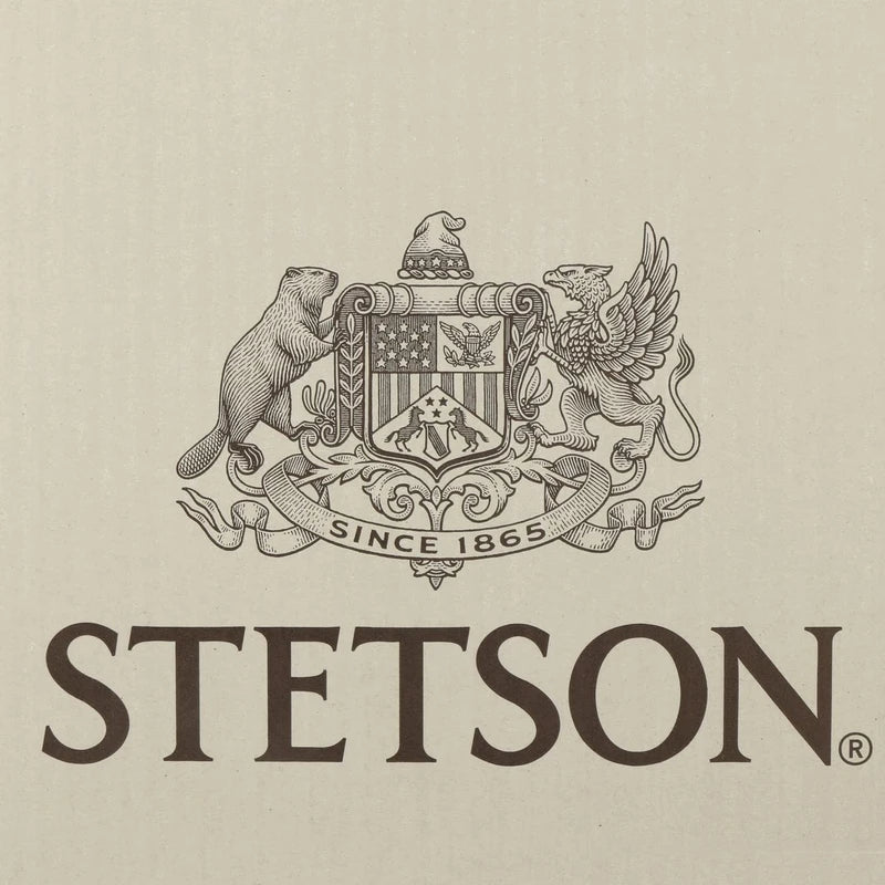 Stetson American Heritage 1865 Hat Box, Light Beige, Dimensionally Stable Hat Box Made of 100% Cardboard, Storage and Protection, Made in Germany, light beige