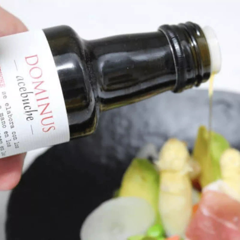 Alta Gama Best Drinking Extra Virgin Olive Oil Dominus Acebuche, Polyphenol Rich Spanish Extra Virgin Olive Oil, Imported from Spain, Organic, Wild Olives, Acebuchina Variety, Cold Pressed, High in Polyphenol, 1,350 PPM, 250 ml