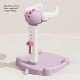 Baby Hug Bath Tower, Non Slip Toddler Shower Stand Support, Adjustable Baby Shower Stand, for Bathroom (Purple)