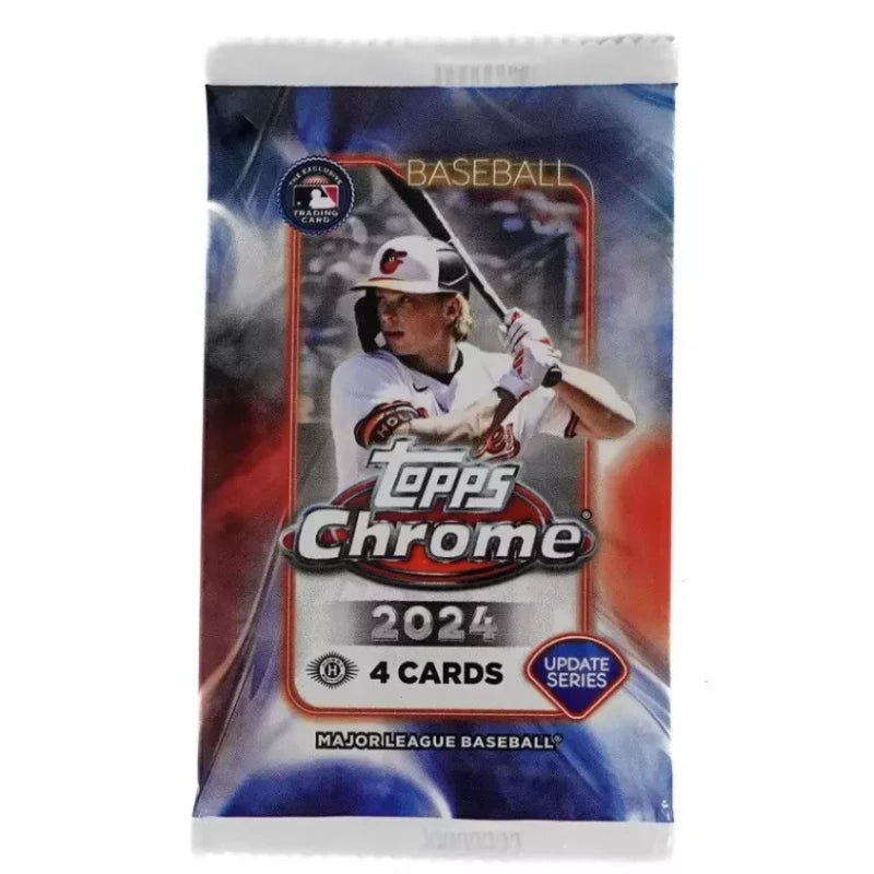 2 Pack from 2024 Topps Chrome Update Series Baseball Mega Box (8 Cards) New