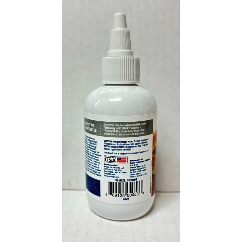 MicrocynAH Cat Ophthalmic Gel (Clean & Relieve Irritated Eyes), 3oz. EXP 04/2024