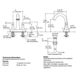 Kohler Lilyfield R78046-4D-CP Centerset Bathroom Sink Faucet - Chrome
