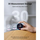 XCOOL 2-in-1 Rolling Digital Tape Measure with Laser, 98-ft Laser Tape Measure & 328-ft Rolling Tape Measure with Digital Readout and Magnetic Back Design,Small Tape Measure with Unit Switching
