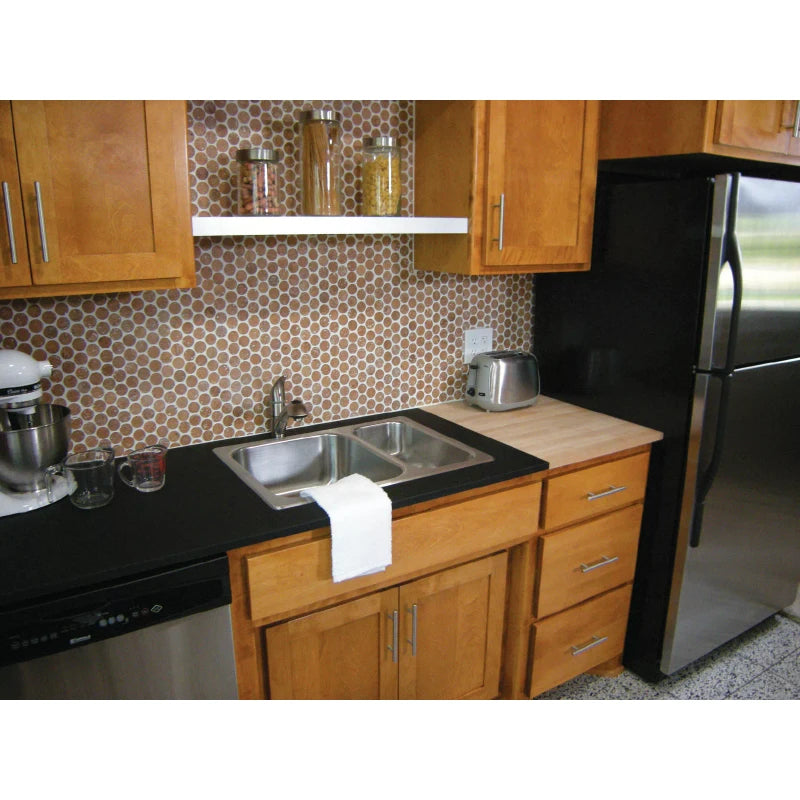 Habitus Outlet 1" Cork Mosaic Tile for Flooring, Walls, Bathroom, Kitchen! Penny Round Tile!