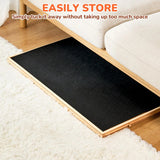 Gamenote 1500 Pieces Rotating Jigsaw Puzzle Table with Puzzle Cover, Portable Large Puzzle Board with Drawers for Puzzle Storage, Wooden Smooth Plateau Work Surface for Kids Family Game