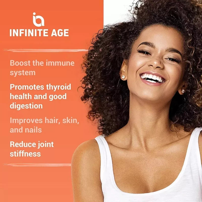 Infinite Age Sea Moss Advanced Superfood - Thyroid Care, Burdock, Bladderwrack