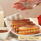 Matilde Vicenzi Vicenzovo Ladyfingers - Classic Italian Ladyfinger Biscuits for Tiramisu - Tray of 12 All-Natural, Kosher, Dairy Cookies - All Natural Pastries Baked In Italy - 7.05 oz (200g), 2 Pack