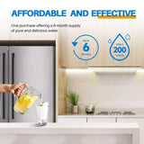 PUREPLUS  RWF4700AB Fit for LT1000P Water Filter & Air Filter AF004 3 Pack