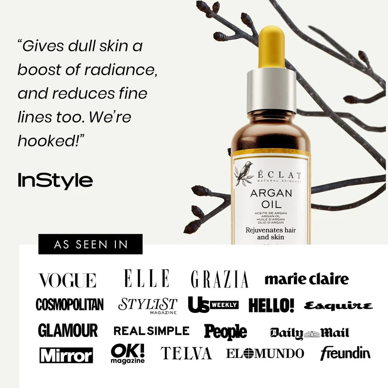 ORGANIC Argan Oil - 100% Pure/Unrefined/Extra-Virgin/Vegan - HAND-HARVESTED & COLD PRESSED in Morocco - Perfect for Skin/Hair/Nails/Face/Body - GMP-Certified/Dermatologist Approved