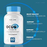 Ocurenew Vision Supplement, Ocurenew All-Natural Capsules for the Rapid Improvement of Vision Health and Better Ability to Focus, Ocurenew to Support Healthy Eye Functions, Reviews (60 Capsules)