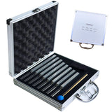 TENFLY Tuning Fork Set of 8 (256 Hz，288 Hz，320 Hz，341.3 Hz，384 Hz，426.6 Hz，480 Hz，512 Hz), Tuning Forks Perfect for Healing, Chakra, Sound Therapy, Keep Body, Mind and Spirit in Perfect Harmony