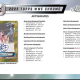 2 (TWO) PACKS- 2025 Topps Chrome WWE Wrestling Hobby Box - Specification: Default