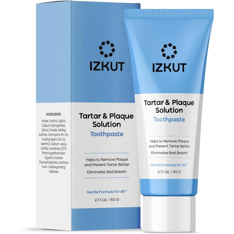 IZKUT Tartar Control Toothpaste for Tartar Removal, Plaque Remover for Teeth, 2026