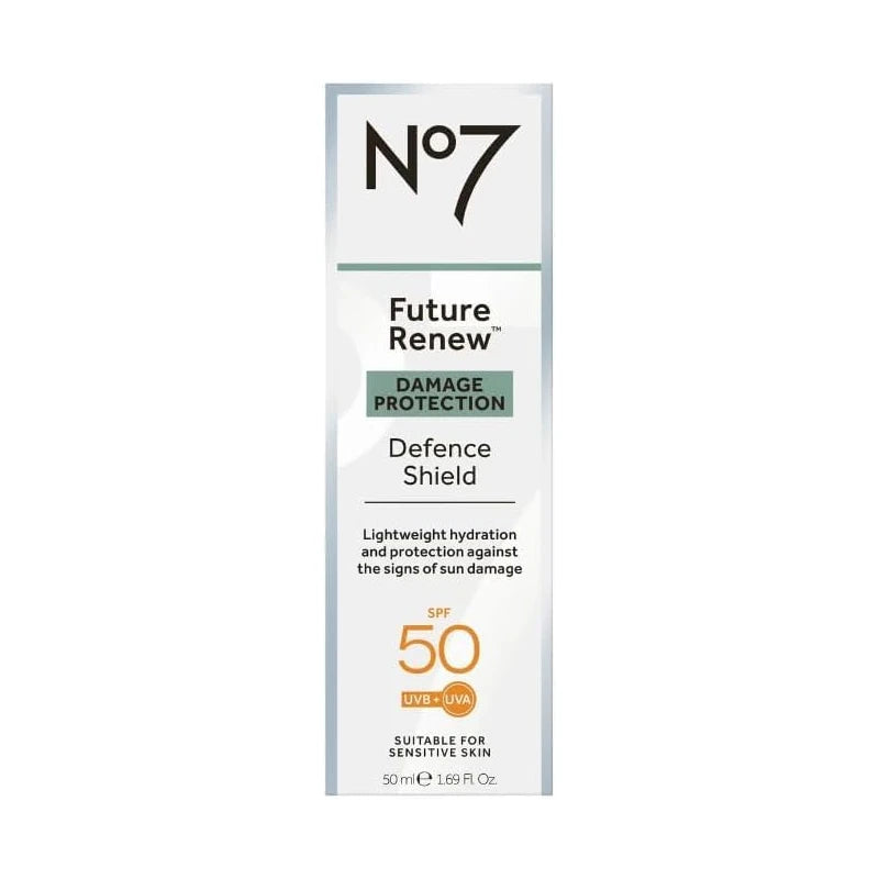 NO7 FUTURE RENEW DAMAGE PROTECTION DEFENCE SHIELD SPF50