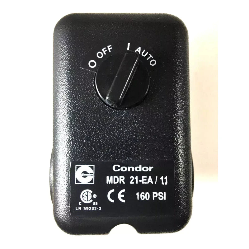 ROLAIR MDR1-EA/11 CONDOR PRESSURE SWITCH W/ UNLOADER & ON-OFF LEVER 4 PORT NEW