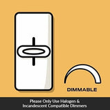 G8 Light Bulbs 20Watt 120Volt Halogen Light Bulb G8 Base Bi-Pin Shorter 1-3/8" (1.38") Length 20W T4 JCD Warm White Under Cabinet Puck Lighting Replacements,10Pack