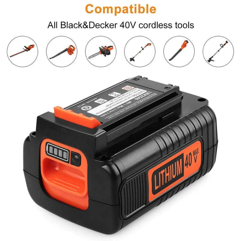 For Craftsman 2x 40V MAX Lithium Battery for Black & Decker LBXR36 4.0Ah 40 Volt LBX2040 LBX36