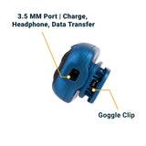 100% Waterproof SYRYN Swimbuds Flip Bundle for Swimming with Music | Enjoy Up to 2,000 Songs or 138 Hours of Audio | Drag and Drop MP3, AAC, M4a, FLAC Using PC or Mac | No Apple Music, No Spotify