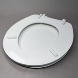 BENEKE Round Toilet Seat Enameled Molded Wood White XM30TM 000 (New)