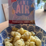 Thanksgiving Dinner Puffcorn Single Serve  - 20 bags - Like Air Puffcorn Flavor Snack Flavor Snack