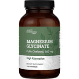 Pure Magnesium Glycinate 500mg Supplement - Chelated Magnesium, High Absorption, Capsules for Sleep with Organic MCT Powder (120 Capsules) Healthcare Dietary