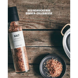 Nicolas Vahe Chilli Salt Ceramic Salt and Herb Mill French Sea Salt with Chilli in Danish Design