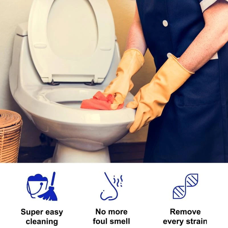 Easy Seriously Thick Bleach Citrus -750ml, (Case of 12)  Extended Germ remover - Long Lasting Protection - Bathroom Toilet Surface Cleaner - Prevent Limescale Household Cleaning