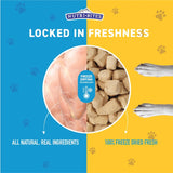 Nutri Bites Freeze Dried Chicken Dog & Cat Treats | Healthy Pet Training Treats or Food Topper | All Natural, 1 Single Animal Protein, High Protein | 4 oz