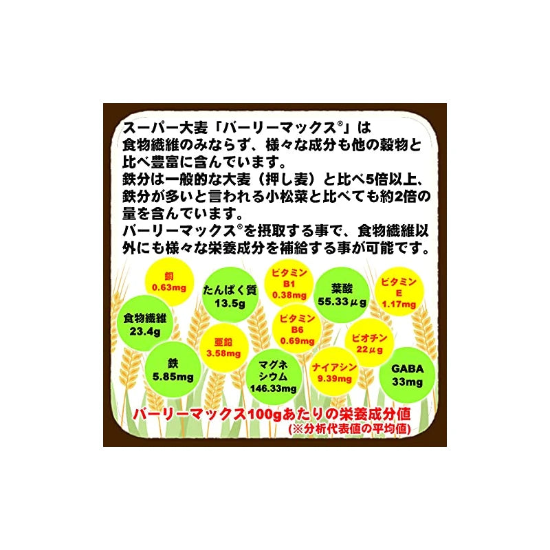 Barley Max Super Barley Healthy Company 31.7 oz (900 g)