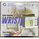 GM Generation Guard GM-500W Clinical Wrist Blood Pressure Monitor Digital LCD