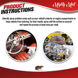 Mighty Mint Rodent Repellent Spray for Vehicle Engines and Interiors - Cars, Trucks, RVs, & Boats