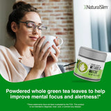 NaturalSlim Metabolic Matcha Powder - Authentic Japanese Matcha Powder - Organic Antioxidant & Anti-Aging* Pure Matcha Green Tea for Metabolism, Energy, and Concentration - 1.06 Oz