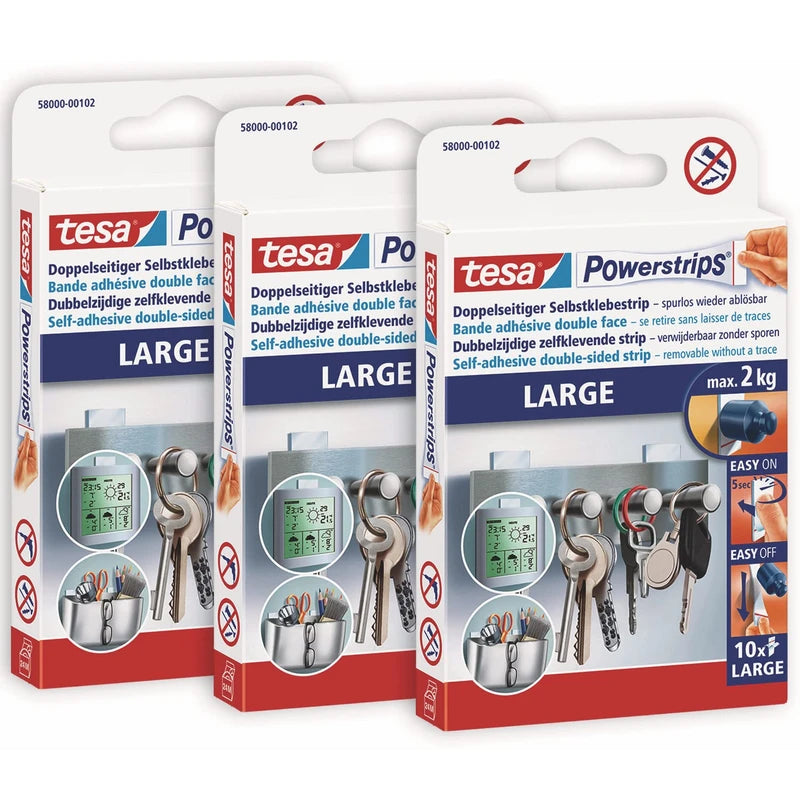 Tesa Powerstrips Large, 58000