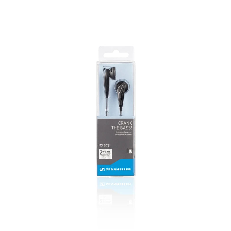 Sennheiser MX375 In-Ear Headphones - Black